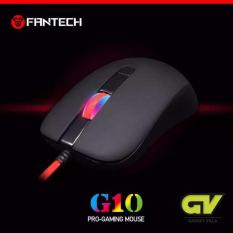 Fantech Gaming Mouse เมาส์เกมมิ่ง ออฟติคอล ความแม่นยำสูงปรับ Dpi 800-1200-1600-2400 เหมาะกับเกมส์ Fps รุ่น G10 (สีดำ)