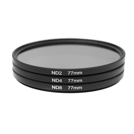 XCSource 3 pcs 77 มม. ND2 ND4 ND8 Neutral Density Filter สำหรับ Camera Canon 5D 6D 7D 70D LF290