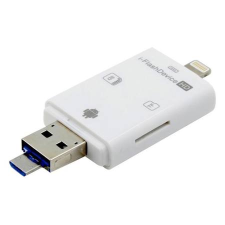 Flash Device 3 in1 iphone5 5s iphone6 6s iphone7 USB Card reader การ์ดรีดเดอร์ แฟรชไดร์