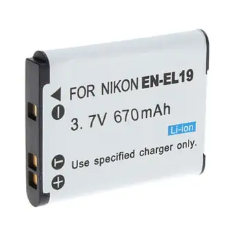 แบตเตอรี่กล้อง รหัส EN-EL19 ENEL19 แบตกล้องนิคอน Nikon Coolpix S100 , S2500 , S2550 , S2600 , S2700 , S3100 , S3300 , S3500 .. Replacement Battery for Nikon ดีไหม