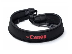 For Canon สายคล้องกล้อง แบบนิ่ม Neoprene (สีดำ/แดง)