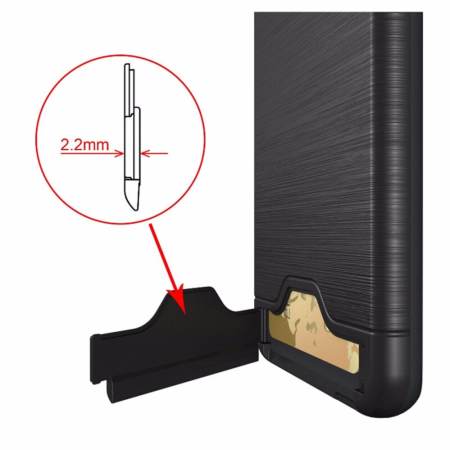 สำหรับ Samsung Galaxy S8 พลัสกรณี [การ์ดแปรง] กูลูกูรูพีซี + ทีพียูไฮบริดปกหลังปกคลุมด้วยการ์ดสล็อตโทรศัพท์มือถือ - นานาชาติ