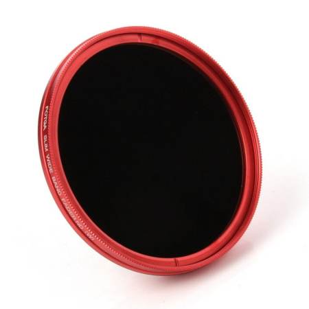 FOTGA 46 mm Fader ND 2 to ND 400 Red Ring Variable ND Slim filter Adjustable Neutral Density