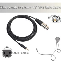 Friday 2.5m XLR Female to Stereo 3.5mm Plug Microphone Cable Dual Track Output Mic Extension Cable