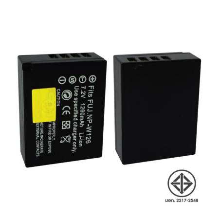 แบตเตอรี่กล้อง Fuji ยี่ห้อ SPA Battery รหัส W126 Replacement Battery ใช้กับ Fuji X-E1 , X-E2 , X-T1 , X-M1 , X-A1 , X-A2 , X-A3