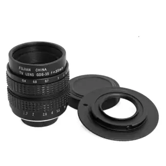   Fujian CCTV Lens 35mm F1.7 เลนส์มือหมุน ละลายหลัง + พร้อม Adapter C-EOS.M for กล้อง Mirrorless Canon M รีวิว