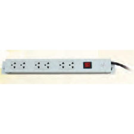 G7-00006 AC Power Distribution 6 Universal Outlet w/Cable 3M  Surge Protection รางไฟ 6 Outlet PDU