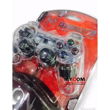 GearMaster Dual Shock Joystick USB GMC-042 แบบใส 