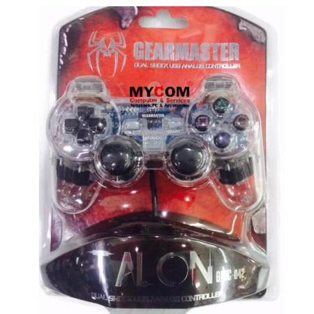 GearMaster Dual Shock Joystick USB GMC-042 แบบใส 