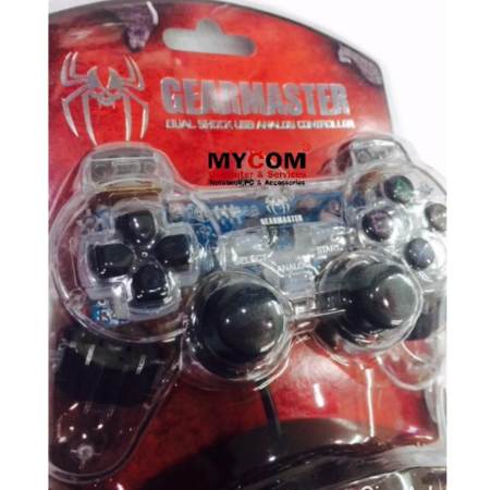 GearMaster Dual Shock Joystick USB GMC-042 แบบใส 