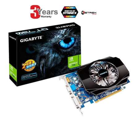 GIGABYTE GeForce GT 730 2GB GDDR3 128bit PCIe (GV-N730-2GI) -3 YEARS (BY SYNNEX)