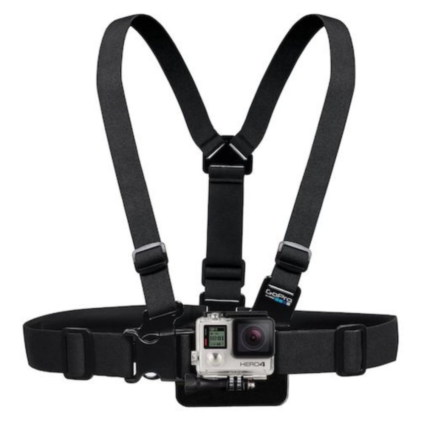  Gopro accessories Adjustable Elastic Body Harness Chest Strap Mount Band Belt for Go Pro Hero 4 3+ SJCAM action Camera  