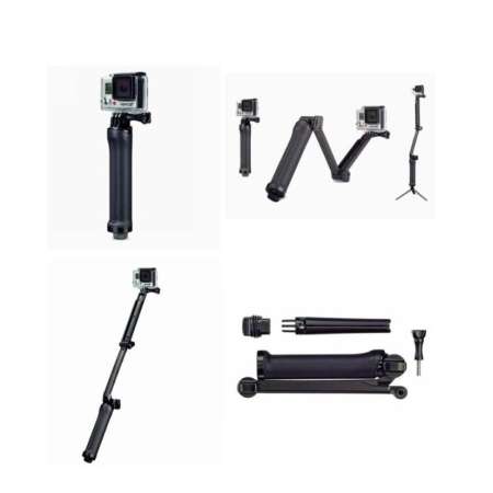 Gopro ไม้ Gopro/SJCam/Xiaomi YI monopod 3 Way แถมฟรี Gopro Floating