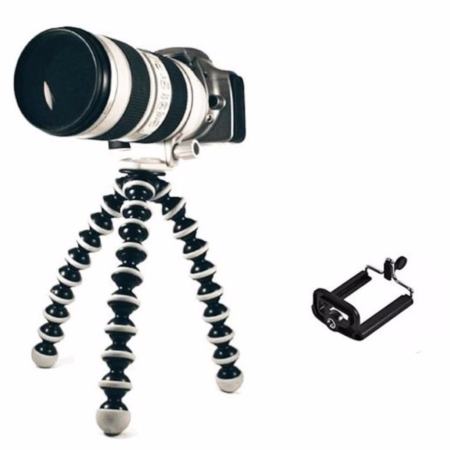 ขาตั้งกล้อง หนวดปลาหมึก Gorillapod Flexible Tripod Octopus tripod (Size L) แถมฟรี ที่หนีบโทรศัพท์