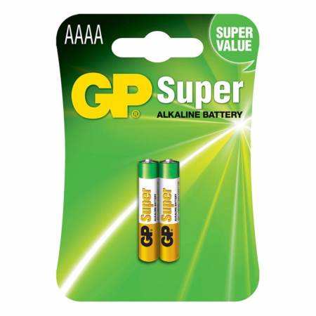 GP AAAA Alkaline Battery 4A,LR8D425,E96 (pack x 2)