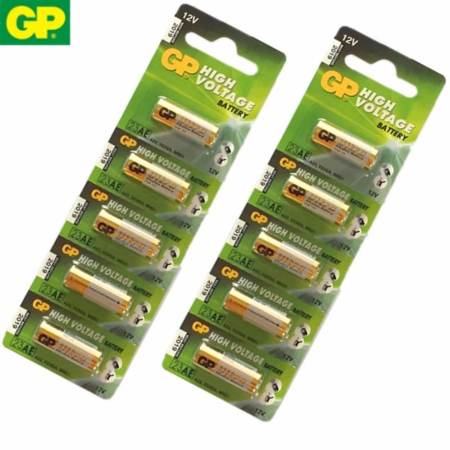 GP Battery ถ่าน Alkaline Battery 12V. รุ่น GP23AE / A23S / A23L / L1028 (2 แพ็ค 10 ก้อน)  