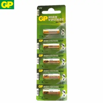   GP Battery ถ่าน Alkaline Battery 12V. รุ่น GP27A ถ่านกริ่งไร้สาย รีโมตรถยนต์ Car Remote Controller(1 แพ็ค 5 ก้อน) รีวิว