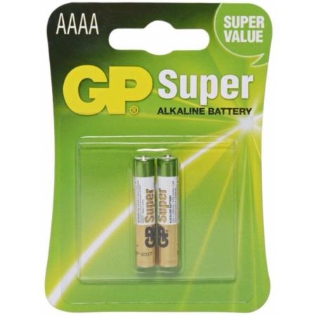 ถ่าน GP Super Alkaline ขนาด AAAA 1.5V 1 แพค 2 ก้อน