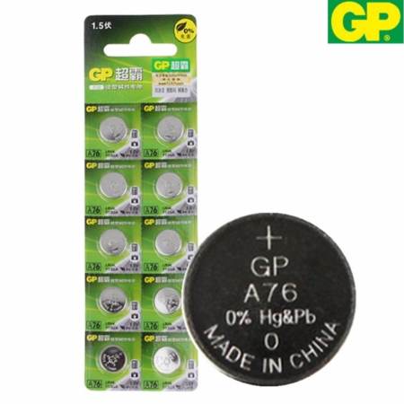 GP ถ่านกระดุม รุ่น LR44 / A76 / AG13 / 357 / LR1154 (สำหรับเครื่องช่วยฟัง รุ่น 801A 801B 801E)(2 แพ็ค 20 ก้อน) GP ถ่านกระดุม รุ่น LR44 / A76 / AG13 / 357 / LR1154 (สำหรับเครื่องช่วยฟัง รุ่น 801A 801B 801E)(2 แพ็ค 20 ก้อน)