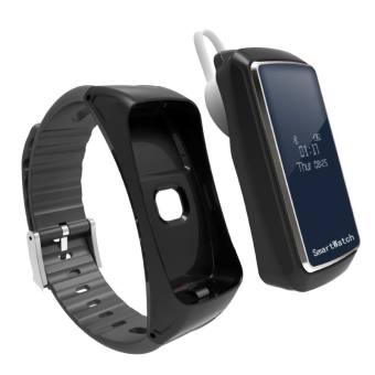 แนะนำ Health Monitor Smart Sports Bracelet Step Counting Bluetooth Health Monitor Smart Sports Bracelet Step Counting Bluetooth Earphone Intl