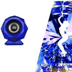 Hi-Fi Speaker ลำโพง คอมพิวเตอร์ รุ่น Diamond, LED  ( lights /Blue )
