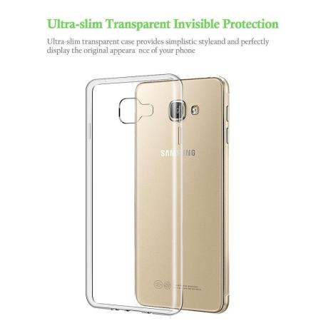 Hicase Transparent การป้องกันที่บางเฉียบ - shock Cushion Soft ซิลิโคนเคสฝาครอบ TPU สำหรับซัมซุงกาแล็คซี่ A9 PRO (2016) - INTL