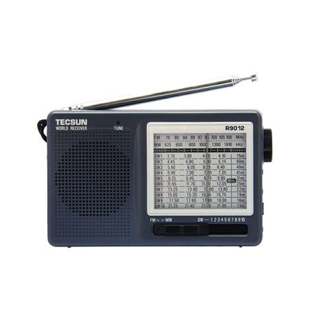 ความไวสูง TECSUN R-9012 12 FM/AM/วิทยุ SW Receiver (สีเทา) - INTL