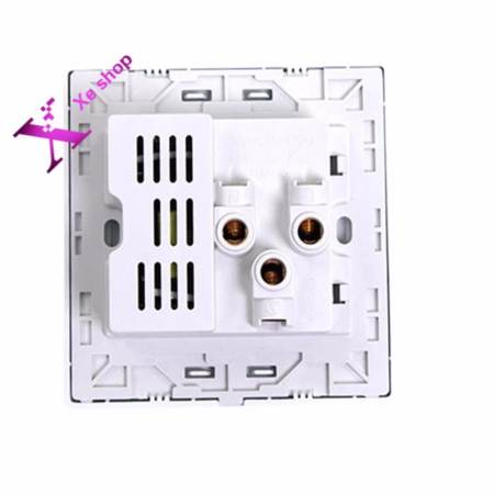 หน้ากากเต้าปลั้กไฟ มี usb 5V2.1A outlet WALL SOCKETติดในผนัง (White)  