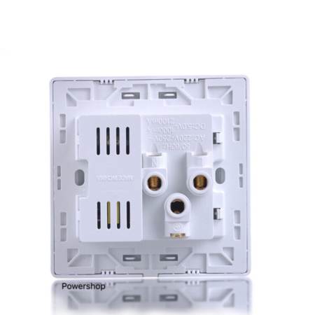  หน้ากากเต้าปลั้กไฟ มี usb 5V2.1A outlet WALL SOCKETติดในผนัง (White)  