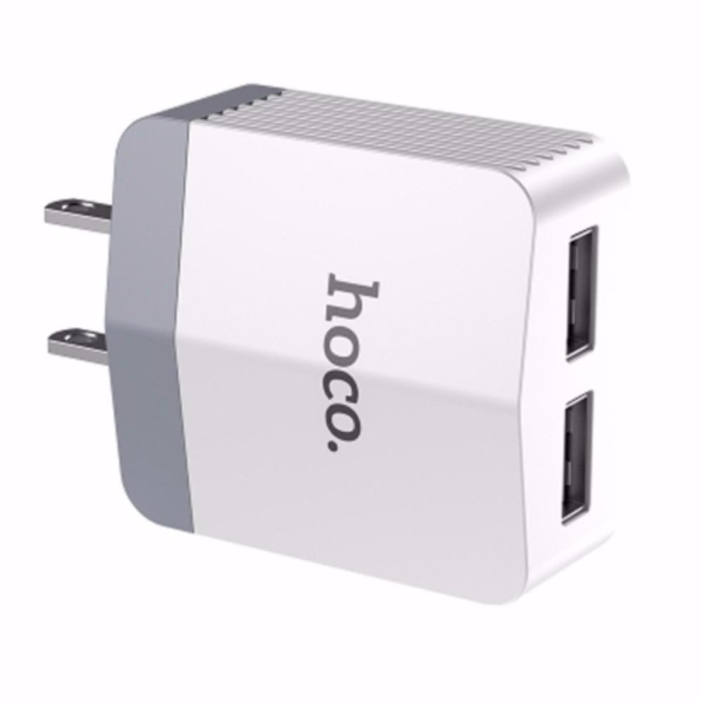 HOCO C13B 3.4A Quick Dual USB Charger ชาร์จพร้อมกันได้ 2ช่อง (White)