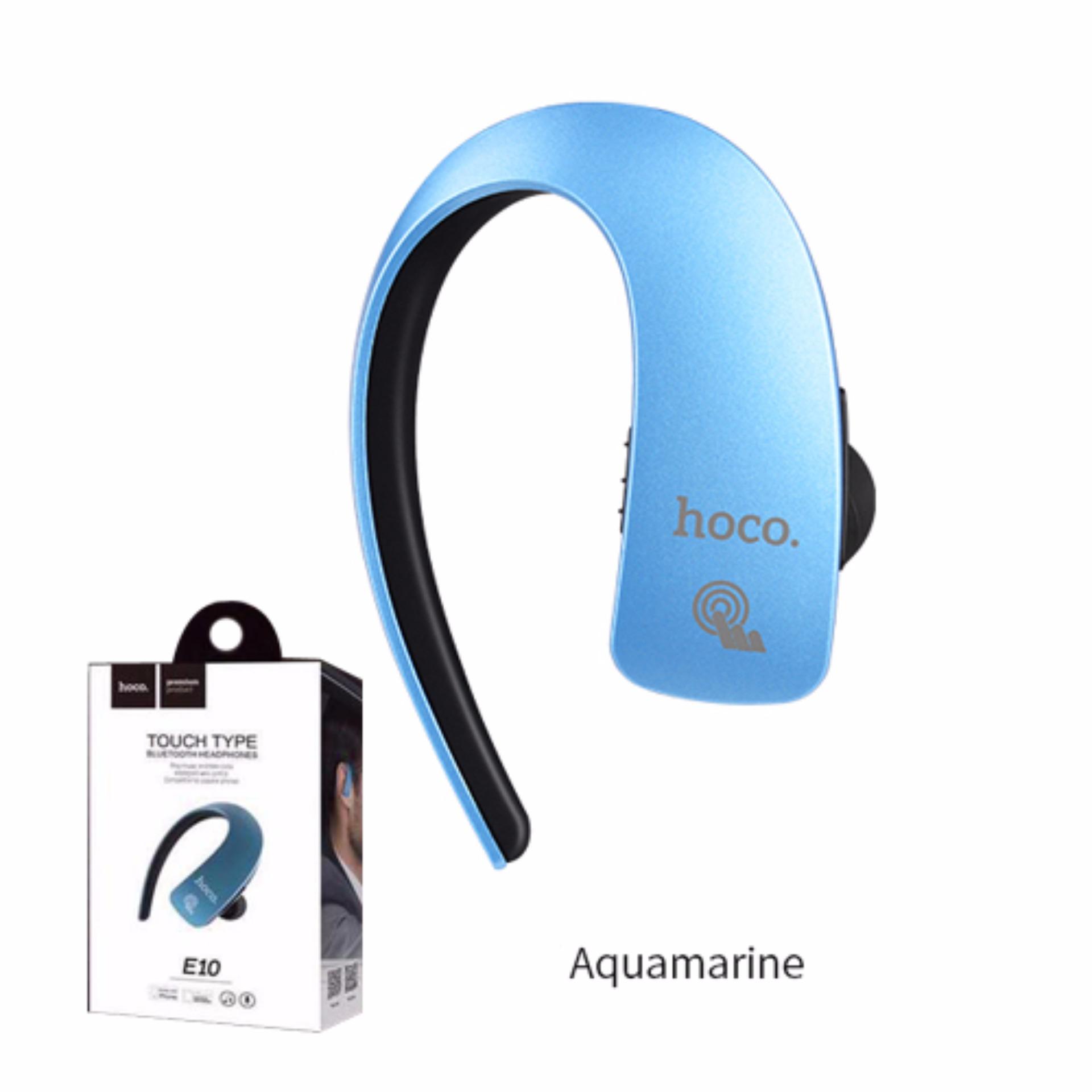 HOCO E10 หูฟังบลูทูธ ไร้สายแบบสอดคล้องหู Bluetooth(Blue)