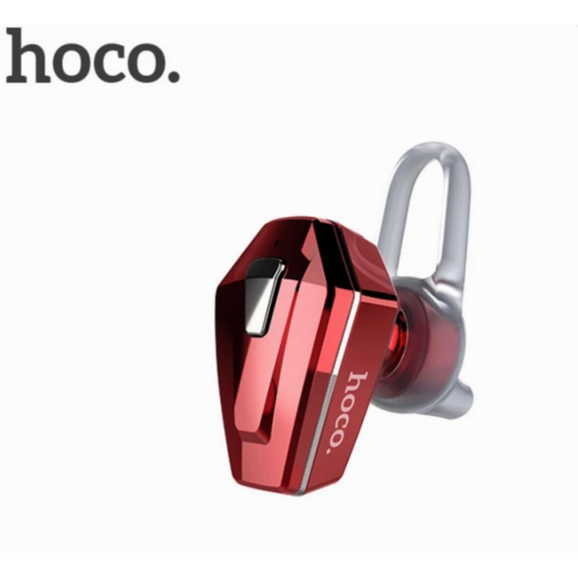 HOCO E17 VN Red หูฟัง ไร้สาย บลูทูธ Fashion Mini Wireless Bluetoot 4.1 Earphone HD Voice Small talk รุ่น E17