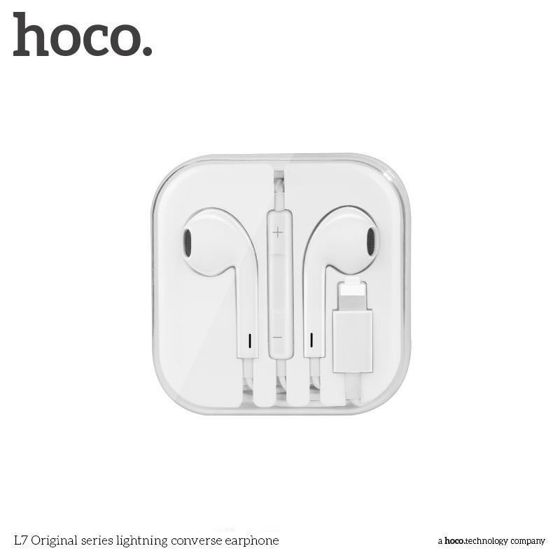 Hoco L7 Digital Talking Lightning Earphone หุฟังสำหรับไอโฟน7 ของแท้ (???????ฟังได้คุยได้)