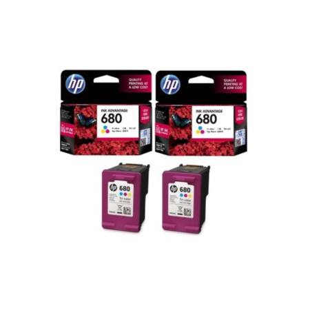 HP 680 COLOR ตลับหมึกเเท้สี (เเพคคุ่) HP 680 COLOR ตลับหมึกเเท้สี (เเพคคุ่)