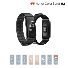 Huawei Color Band A2 นาฬิกาอัจฉริยะ วัดการเต้นของหัวใจ นับก้าว นับแคลลอรี่ กันฟุ่น กันน้ำของแท้ 100% รับประกันศูนย์ Huawei ทั่วประเทศไทย (Black)
