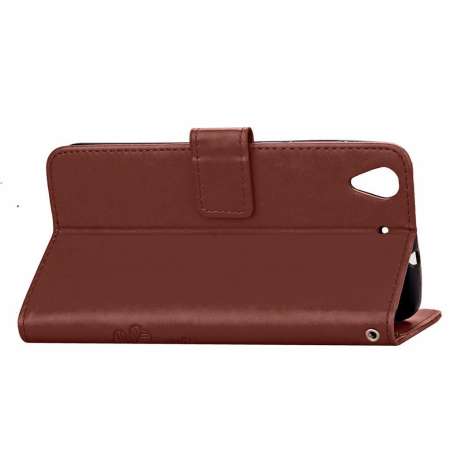 Huawei Y6 II 2, Huawei Honor 5A, lucky Clover หนัง PU กระเป๋าสตางค์เคสโทรศัพท์มือถือฝาครอบสำหรับ Huawei Y6 II 2/Huawei Honor 5A (สีน้ำตาล) - INTL