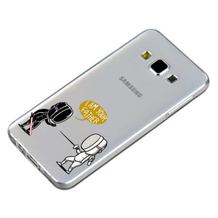 Hug Case TPU เคส Samsung Galaxy A5 2015 เคสโทรศัพท์พิมพ์ลาย 1152 เนื้อบาง 0.3 mm