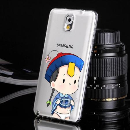 Hug Case TPU เคส Samsung Galaxy Note 3 (N9000) เคสโทรศัพท์พิมพ์ลาย 908 เนื้อบาง 0.3 mm