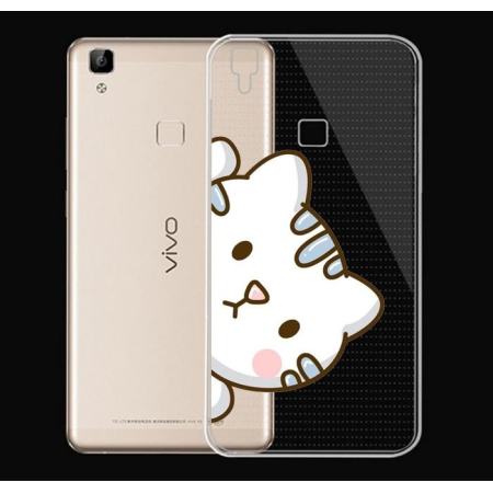Hug Case TPU เคส VIVO V3 Max เคสโทรศัพท์พิมพ์ลาย 916 เนื้อบาง 0.3 mm