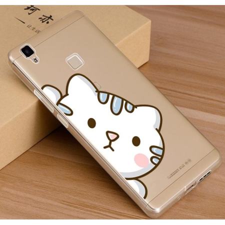 Hug Case TPU เคส VIVO V3 Max เคสโทรศัพท์พิมพ์ลาย 916 เนื้อบาง 0.3 mm