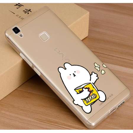 Hug Case TPU เคส VIVO V3 Max เคสโทรศัพท์พิมพ์ลาย 918 เนื้อบาง 0.3 mm