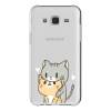 HugCase TPU  เคส Samsung Galaxy J7 2015  เคสโทรศัพท์พิมพ์ลาย Cat เนื้อบาง 0.3 mm