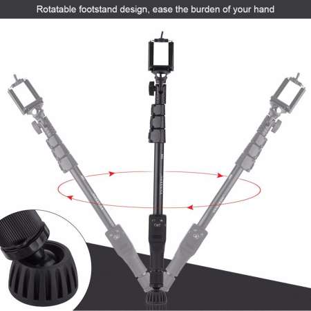 Yunteng Monopod VCT-388 ไม้เซลฟี่มีรีโมทบลูทูธในตัว (สีดำ)  