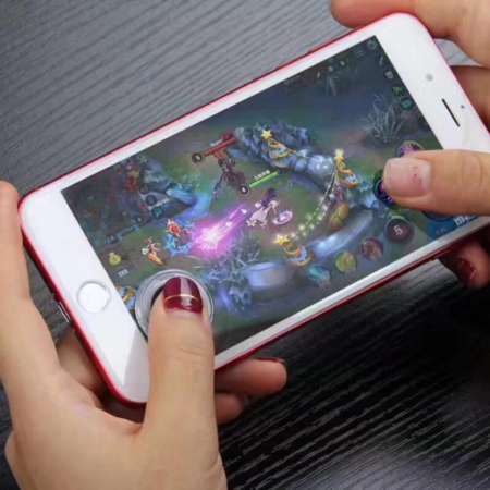 i-joystick จอยสติ๊กสำหรับเกมส์มือถือ สำรับ iphone/samsung mobile phone(Rov) i-joystick รุ่นใหม่ 