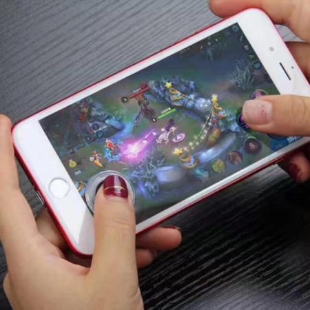 i-joystick จอยสติ๊กสำหรับเกมส์มือถือ สำรับ iphone/samsung mobile phone(Rov) i-joystick รุ่นใหม่ V4