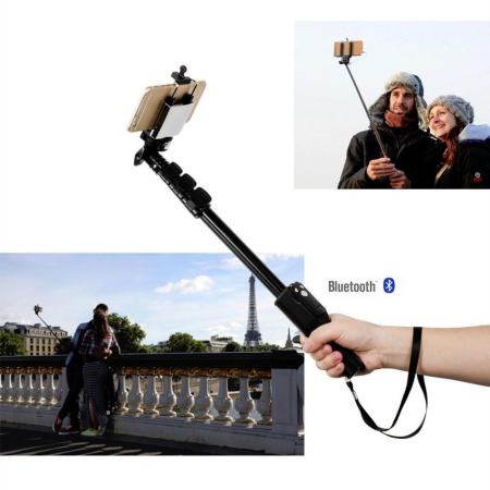 Idea Gadget Yunteng Monopod VCT-388 ไม้เซลฟี่มีรีโมทบลูทูธในตัว (สีดำ)  