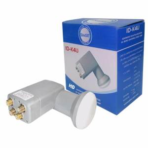 ideasat LNB KU 4 Out Ideasat หัวรับสัณญาณดาวเทียม 4 จุดอิสระ ID-K4U (UNIVERSAL)