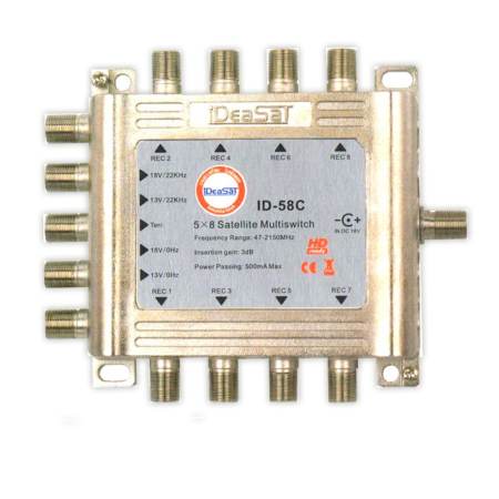 IDEASAT Multi Switch 5x8  เข้า 5 ออก 8 รุ่น ID-58C