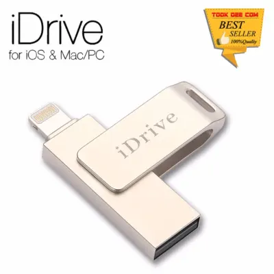 iDrive iDiskk Pro (ของแท้) LX-811 32GB Kingston C10 แฟลชไดร์ฟสำรองข้อมูล iPhone,IPad แบบหมุน