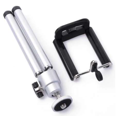 iGo ขาตั้งกล้องสามขา สำหรับ iPhone Andriod Phone Smartphone (สีเงิน)  